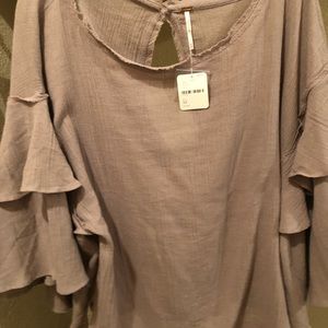 Free people brown top